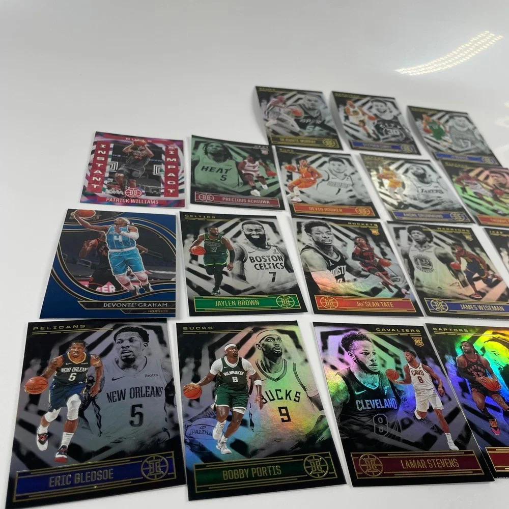 Panini Illusions Basketball Card Lot 2020-21 Curry Wiseman Brown 17ct